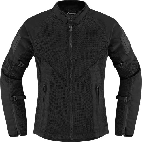 ICON 2822-1489 Icon Women'S Mesh Af Jacket - Stealth - 3Xl