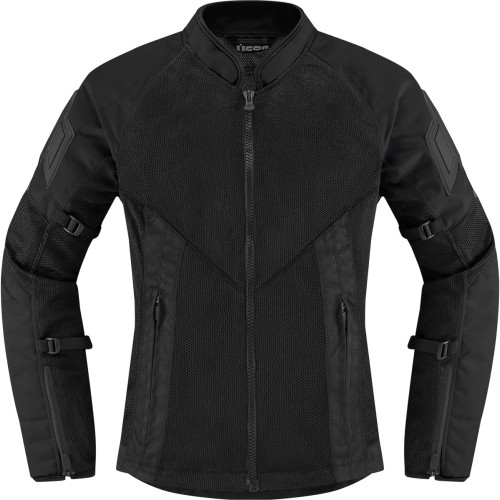 Icon Women'S Mesh Af Jacket - Stealth - Large Icon Women'S Mesh Af Jacket - Stealth - Large