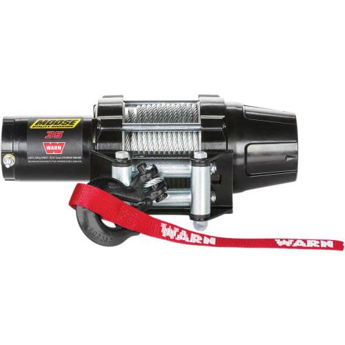 MOOSE UTILITY 101602 Moose Utility 3500 Lb Winch - Synthetic Rope 101602