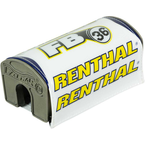 RENTHAL P348 Renthal Bar Pad - Fatbar36 - White/Yellow P348