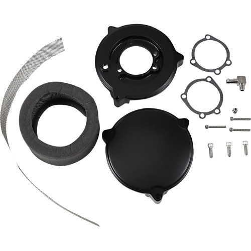 Drag Specialties High Performance 6" Dragtron Ii Air Cleaner Kit - Black