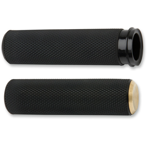 Arlen Ness Grips - Knurled - Cable - Brass 07-332
