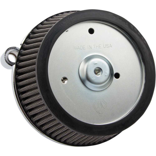 ARLEN NESS 50518 Arlen Ness Big Sucker Air Filter Kit - Chrome - Stage I 50-518