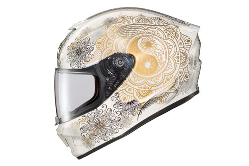 Scorpion Exo 42-1613 Scorpion Exo Exo-R420 Full Face Helmet Namaskar White Sm 42-1613