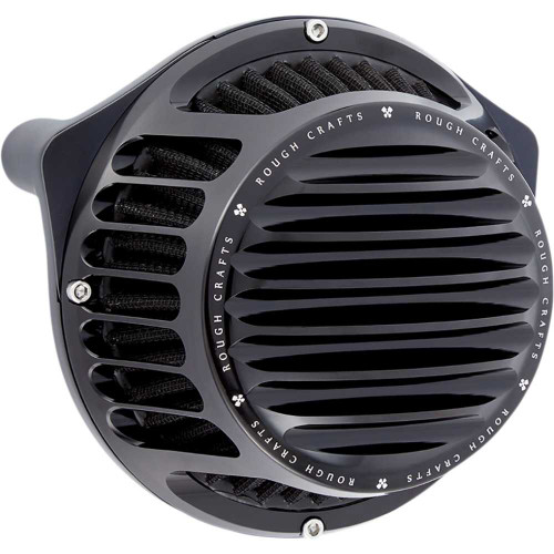 ROUGH CRAFTS RC600009 Rough Crafts Round Air Cleaner - Black Rc-600-009