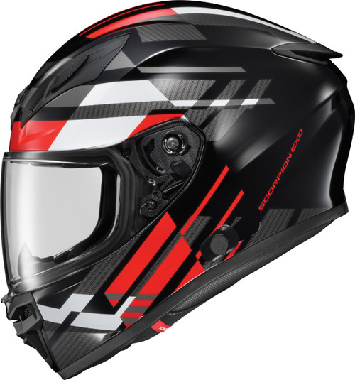 Scorpion Exo Exo-R430 Full-Face Helmet Paradox Red 2X 43-1007