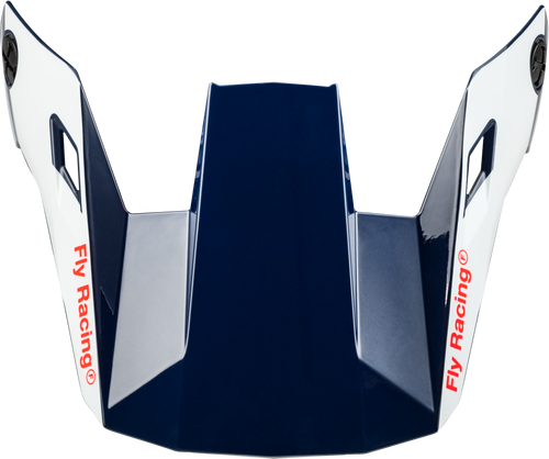 Fly Racing 73-91142 Fly Racing Rayce Helmet Visor Red/White/Blue Xs-Lg 73-91142