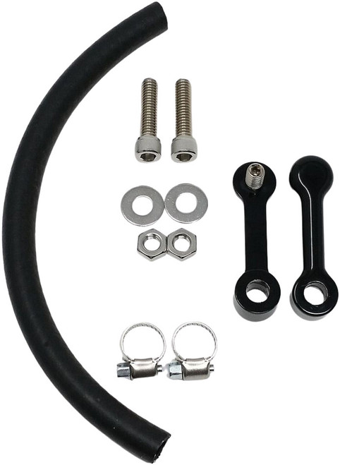 Dk Custom Products Billet Tank Lift Kit 1" `99-Up Touring Powder Coat Blk Dk-Trg-Tlk-1