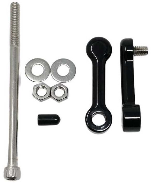 DK CUSTOM PRODUCTS DK-SPT-TLK-3 Dk Custom Products Billet Tank Lift Kit 3" `04-Up Xl Powder Coat Blk Dk-Spt-Tlk-3