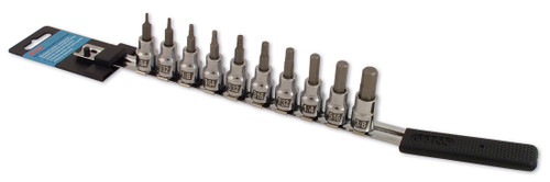 Cruz Tools Socket Bit Set 10Pc Hex Standard In38Hbs