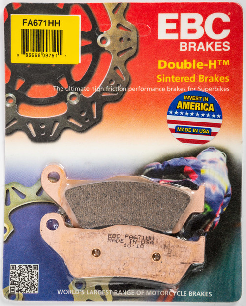 EBC FA671HH Ebc Brake Pads Fa671Hh Double-H Sintered Fa671Hh