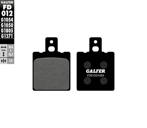 GALFER FD012G1054 Galfer Brake Pads Semi Metallic Fd012G1054 Fd012G1054