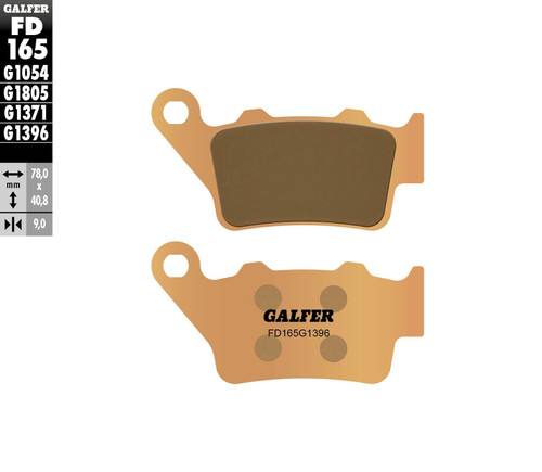GALFER FD165G1396 Galfer Brake Pads Sintered Fd165G1396 Fd165G1396