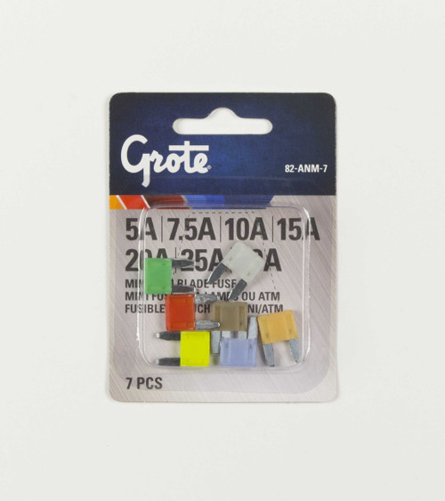 Grote 82-ANM-7 Grote Atm Fuse Asmt 7/Pk 82-Anm-7