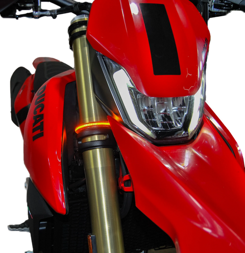 New Rage Cycles Front Led Turn Signals Duc 698-Fb