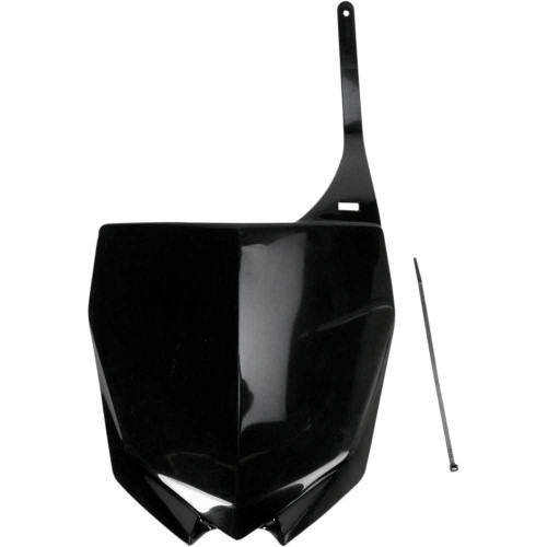 UFO YA04832001 Ufo Restyled Number Plate - Black - Yz Ya04832-001