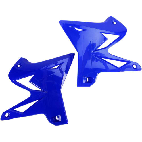 UFO YA04834089 Ufo Restyled Radiator Covers - Reflex Blue - Yz Ya04834-089
