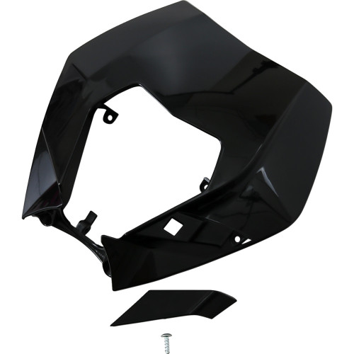Ufo Replacement Plastic For Oem Headlight - Black Kt04090001
