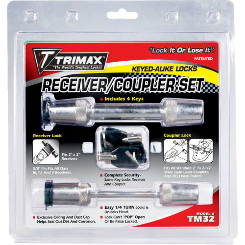 TRIMAX TM32 Trimax Coupler And Receiver Lock - 2-1/2" Tm32
