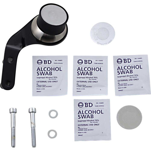 KLOCK WERKS KWD060388 Klock Werks Handlebar Mount - Iomount - Left - Gl1500 - Black Kwd-06-0388