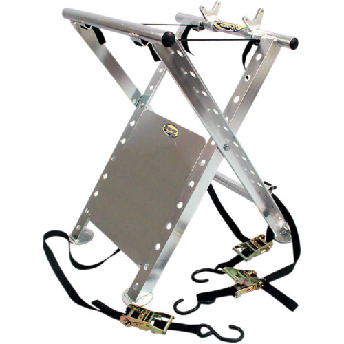 MOTORSPORT PRODUCTS 902001 Pro Atv X-Stand - Silver 90-2001