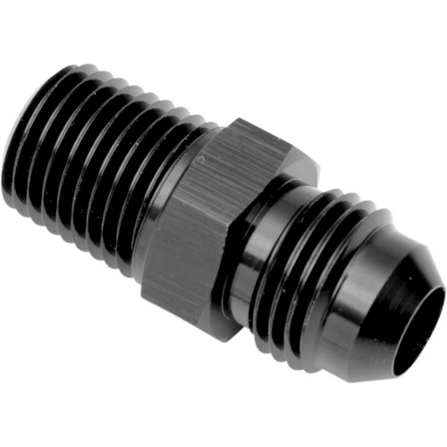GOODRIDGE AN8160602DBK Goodridge Oil Line Fitting - Black -Straight - 1/8" Npt An816-06-02Dbk