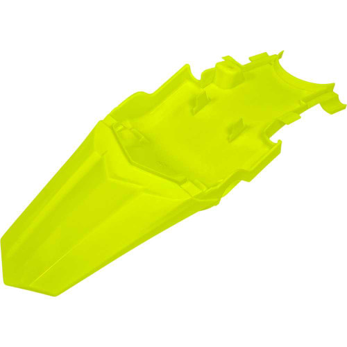 UFO HO04699DFLU Ufo Mx Rear Fender - Fluorescent Yellow Ho04699-Dflu