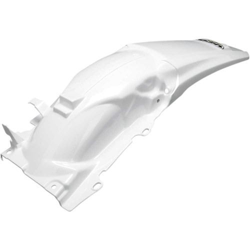 UFO HO03648041 Ufo Mx Rear Fender - White Ho03648-041