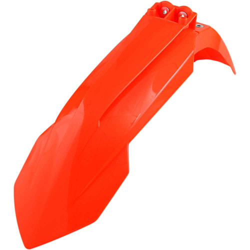 UFO KT04083FFLU Ufo Front Fender - Fluorescent Orange Kt04083-Fflu