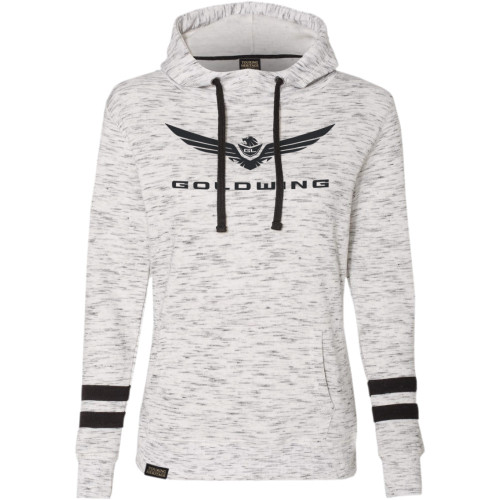 Factory Effex Women'S Goldwing Bold Pullover Hoodie - White/Black - Xl 25-88826 Factory Effex Women'S Goldwing Bold Pullover Hoodie - White/Black - Xl 25-88826
