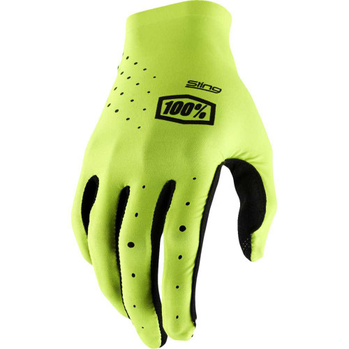 100% 1002300006 100% Sling Mx Gloves - Fluorescent Yellow - Medium 10023-00006
