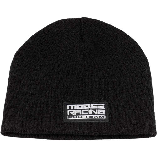 MOOSE RACING 25013534 Moose Racing Pro Team Beanie - Black - One Size 2501-3534