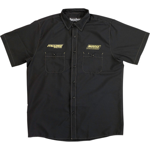 Moose Racing Moose Racing Shop Shirt - Black - Small Msr01S8Rdsm