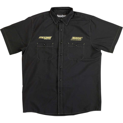 MOOSE RACING MSR01S8RDSM Moose Racing Moose Racing Shop Shirt - Black - Small Msr01S8Rdsm