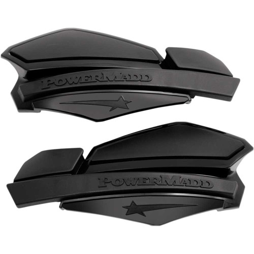 POWERMADD 34210 Powermadd Handguards - Black/Black 34210