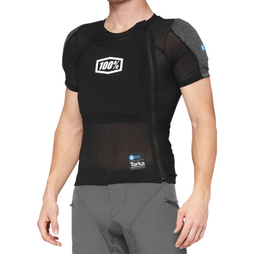 100% Tarka Body Armor - Short Sleeve - Black - Small 70011-00001