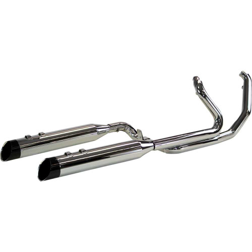 KHROME WERKS 200435 Khrome Werks 2-Into-2 Two-Step Crossover Header System - Chrome - Fl 200435