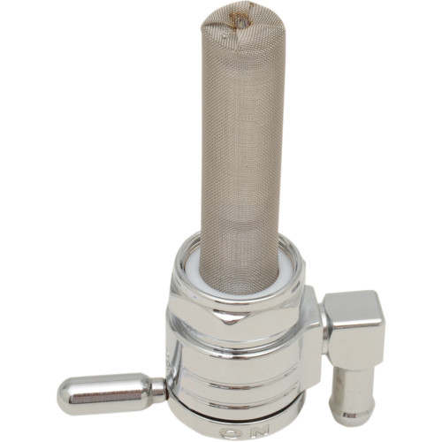 Golan Products "Click-Slick" Fuel Petcock - Downward - Chrome - 22Mm 76-312D-Cs