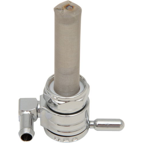 Golan Products "Click-Slick" Fuel Petcock - Forward - Chrome - 22Mm 76-312F-Cs