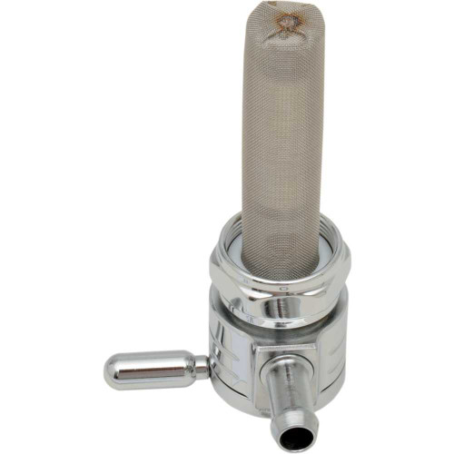 GOLAN PRODUCTS 76312SCS Golan Products "Click-Slick" Fuel Petcock - Straight - Chrome - 22Mm 76-312S-Cs