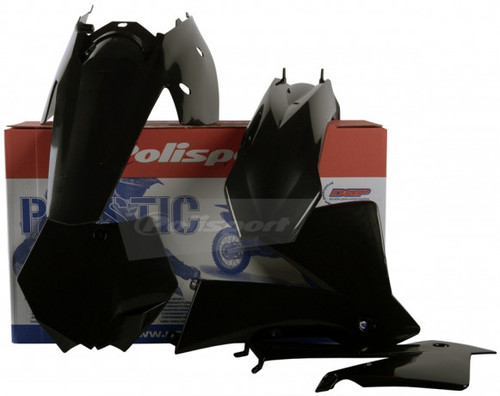 Polisport Plastic Body Kit Black 90194
