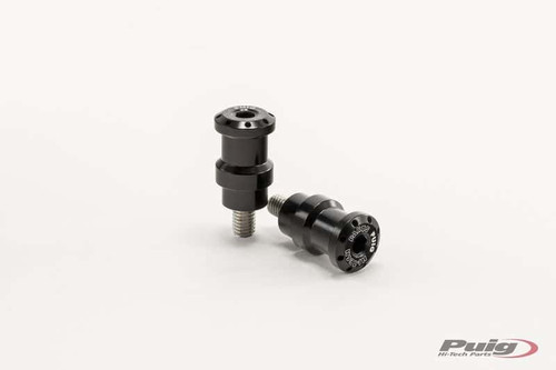 Puig 5923N Puig Swingarm Spools Hi-Tech 8Mm Black 2/Pk 5923N