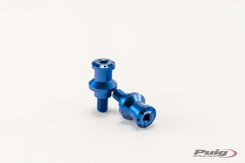 Puig 5924A Puig Swingarm Spools Hi-Tech 10Mm Blue 2/Pk 5924A