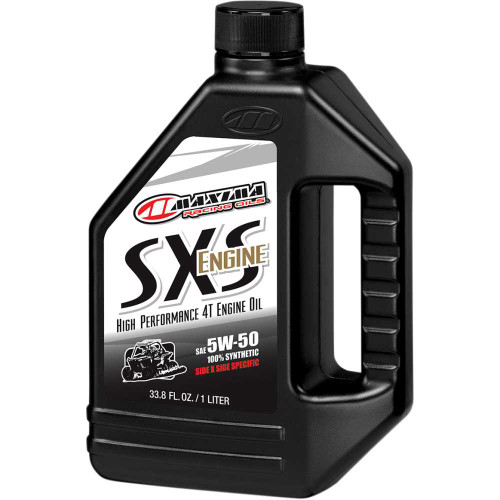 MAXIMA RACING OIL 3018901 Maxima Racing Oil Sxs Utv Synthetic 4T Oil - 5W-50 - 1L 30-18901