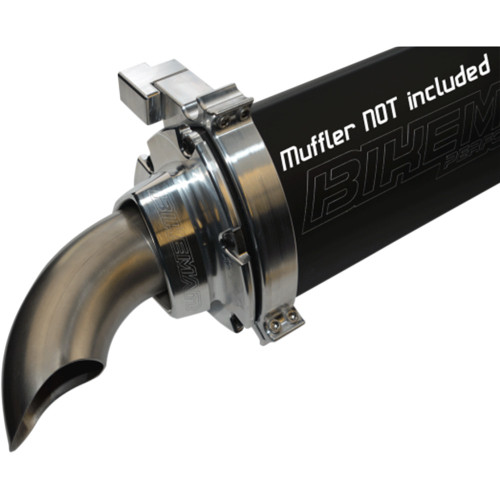 Bikeman Performance Exhaust Tip - Stainless Steel - Big Mo 17-Et-1-Ss