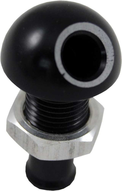 BLOWSION 04-03-011 Blowsion Billet Thru-Hull Water Fitting Black 3/8" 45 Deg. 04-03-011