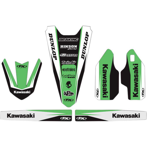 FACTORY EFFEX 1950120 Factory Effex Trim Kit Graphic - Kawasaki 19-50120
