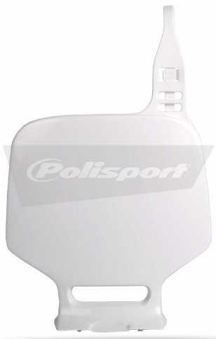 POLISPORT 8662300002 Polisport Front Number Plate White 8662300002