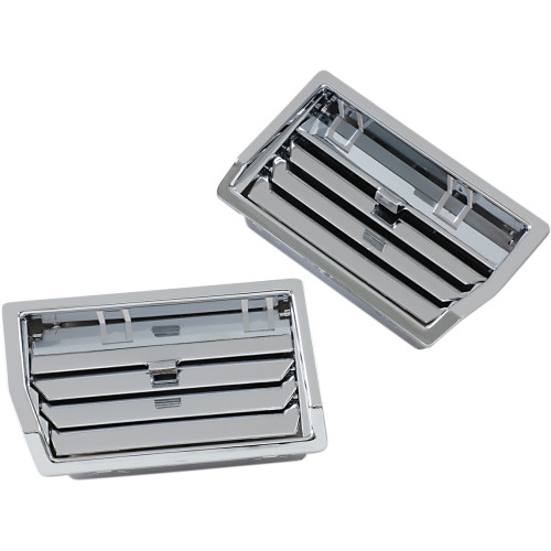 Show Chrome Lower Fairing Fresh Air Vents - Chrome 52-552