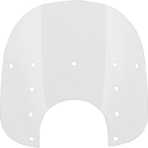 Memphis Shades Fats Windshield - 15" - 9" Headlight Cutout - Clear Mep3520